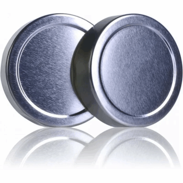 Tapa 82 DTO Alta Pasteurizable Plata